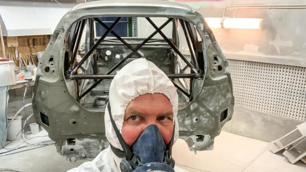 hägg motorsport bygger ny rally bil efter krasch i blekinge