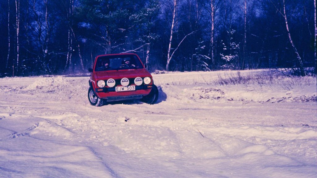 curt och m&aring;rten fredagardh i falsterbo rallysprint